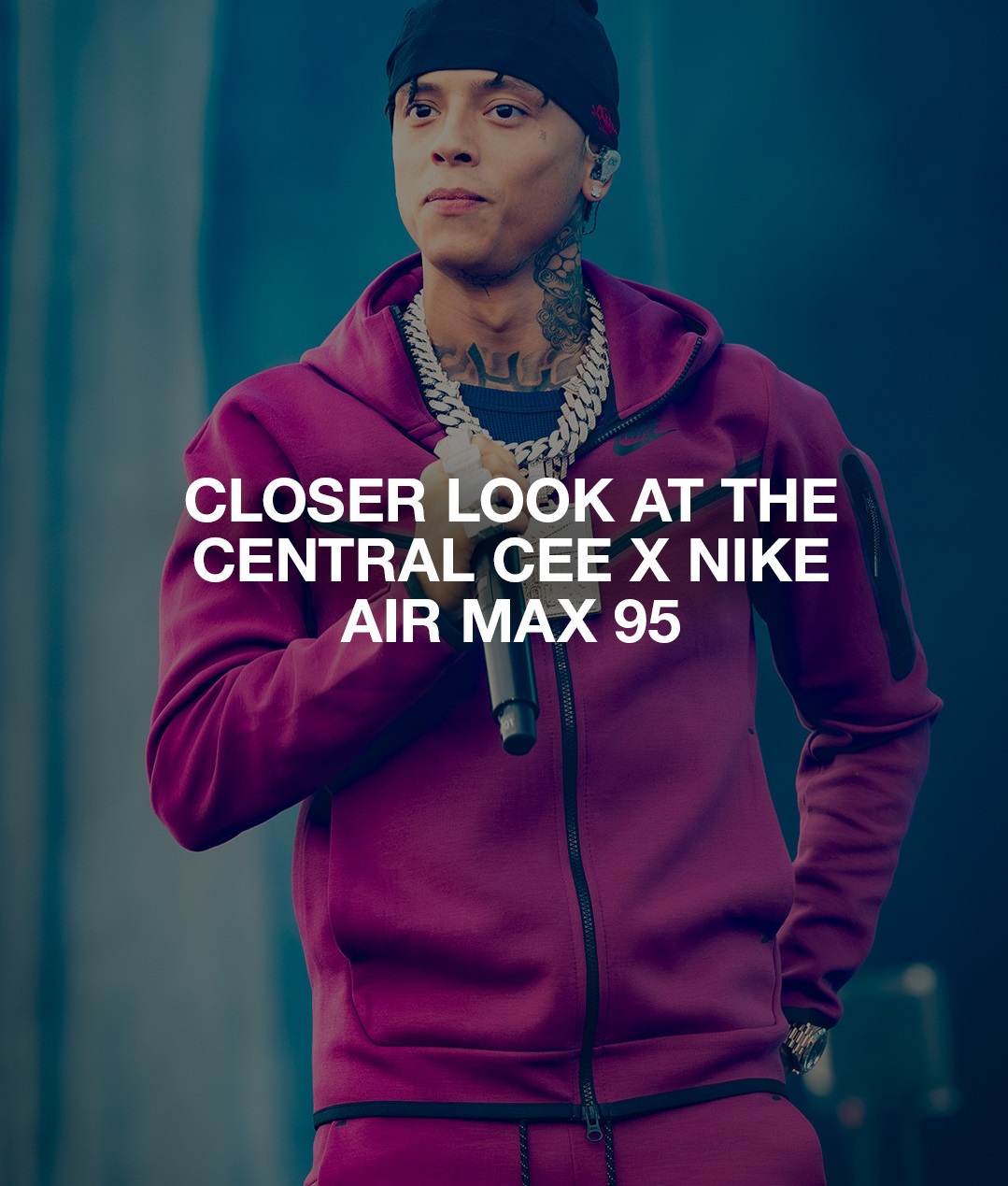 “Unveiling the Hype: A Closer Look at Central Cee’s Upcoming Nike Air Max 95 Collaboration”