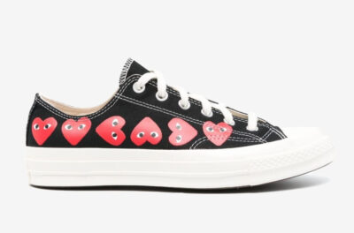 Converse Chuck Taylor All-Star 70  x Comme des Garcons PLAY Black Multi Heart