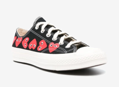 Converse Chuck Taylor All-Star 70  x Comme des Garcons PLAY Black Multi Heart