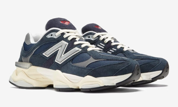 New Balance 9060 - Navy White - Image 2