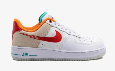 Nike Air Force 1 Low  PRM just Do It White Red Teal