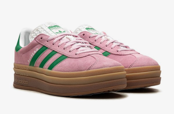 Adidas Gazelle Bold "Pink Green" sneakers - Image 4