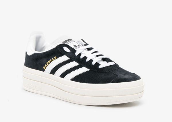 Adidas Gazelle Bold "Black/White" sneakers - Image 2