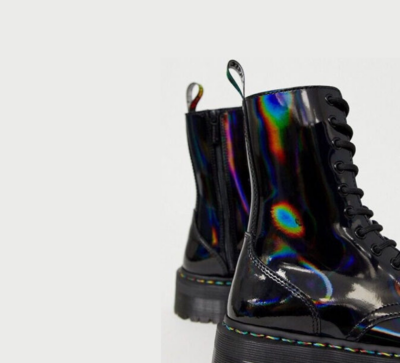 DR Martens Rainbow Patent