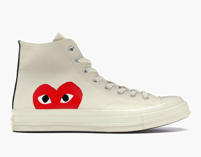 Converse Chuck Taylor All-Star 70 Hi Comme des Garcons PLAY White