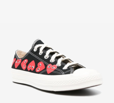 Converse Chuck Taylor All-Star 70  x Comme des Garcons PLAY Black Multi Heart
