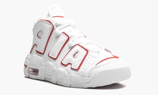 Nike Air More Uptempo White Varsity Red - Image 4