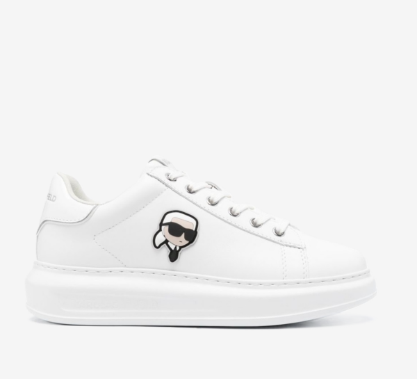 Karl Lagerfeld - tripple White leather